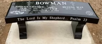 Granite Memorial Benches