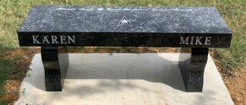 Granite Memorial Benches