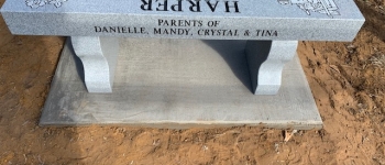 Granite Memorial Benches