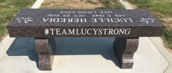 Granite Memorial Benches