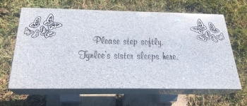 Granite Memorial Benches