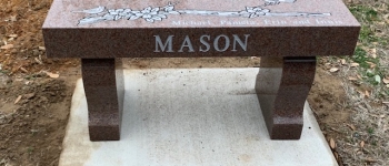 Granite Memorial Benches