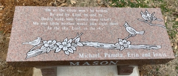 Granite Memorial Benches