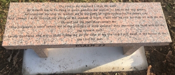 Granite Memorial Benches