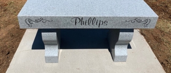 Granite Memorial Benches