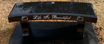 Granite Memorial Benches