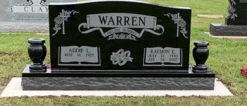 double headstone designs