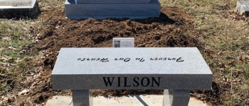 Granite Memorial Benches